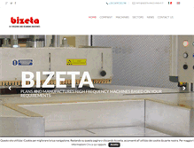 Tablet Screenshot of bizeta-macchinehf.it